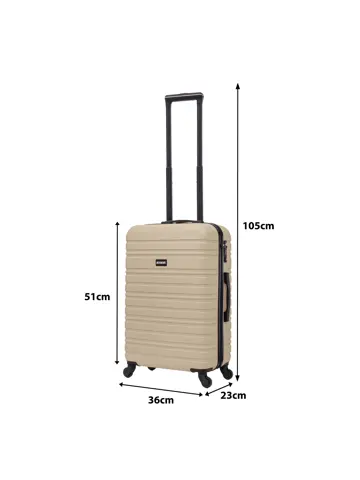 Reiskoffer S ABS 39L met TSA-slot en 360° wielen