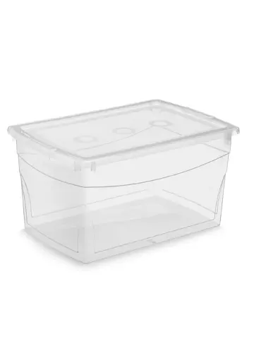 Omni Opbergbox L - 50L - transparant