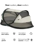 Baby luxe campingbedje - Zelfopblaasbare matras