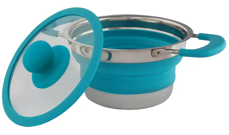Eurotrail Opvouwbare Pan met deksel S