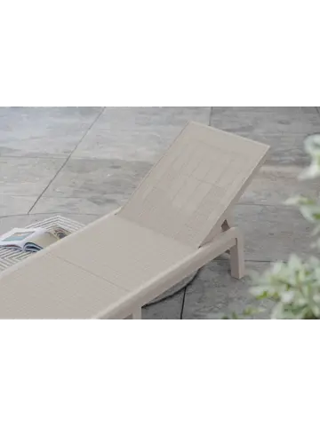 Mallorca Ligbed Zand - 187.5x58x29cm