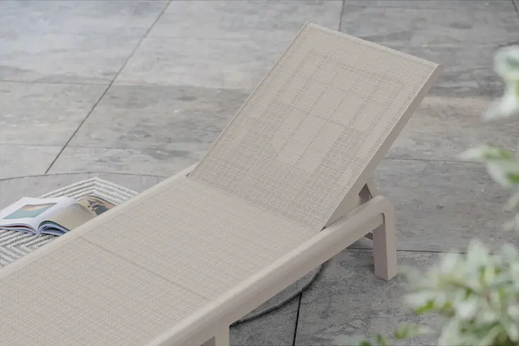 Mallorca Ligbed Soft Beige - 187.5x58x29cm