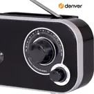 Denver TR51B FM radio op batterijen