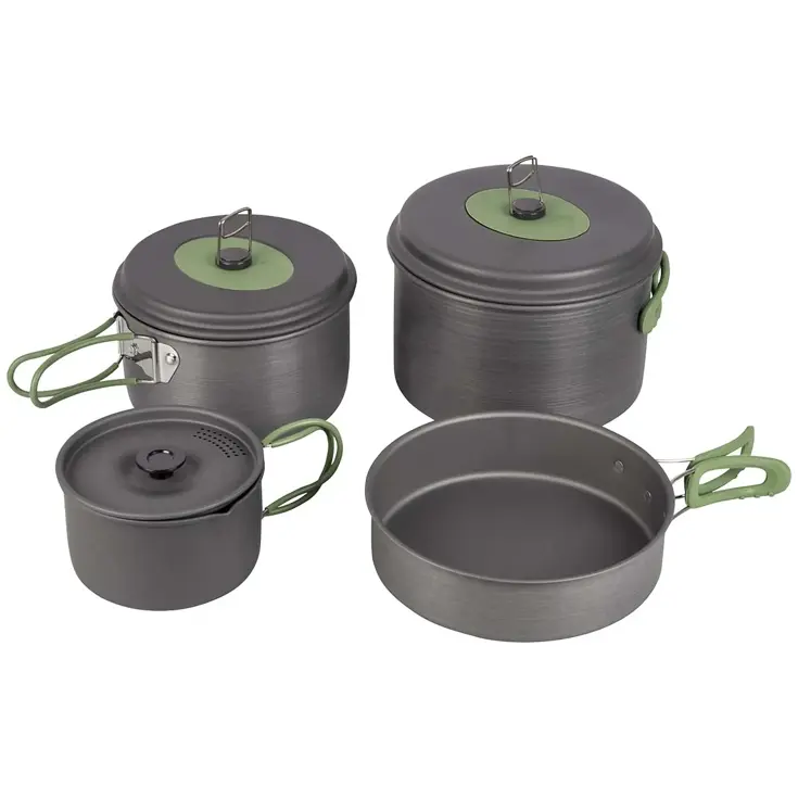 Pannenset Explorer XL 4-Delig Alu