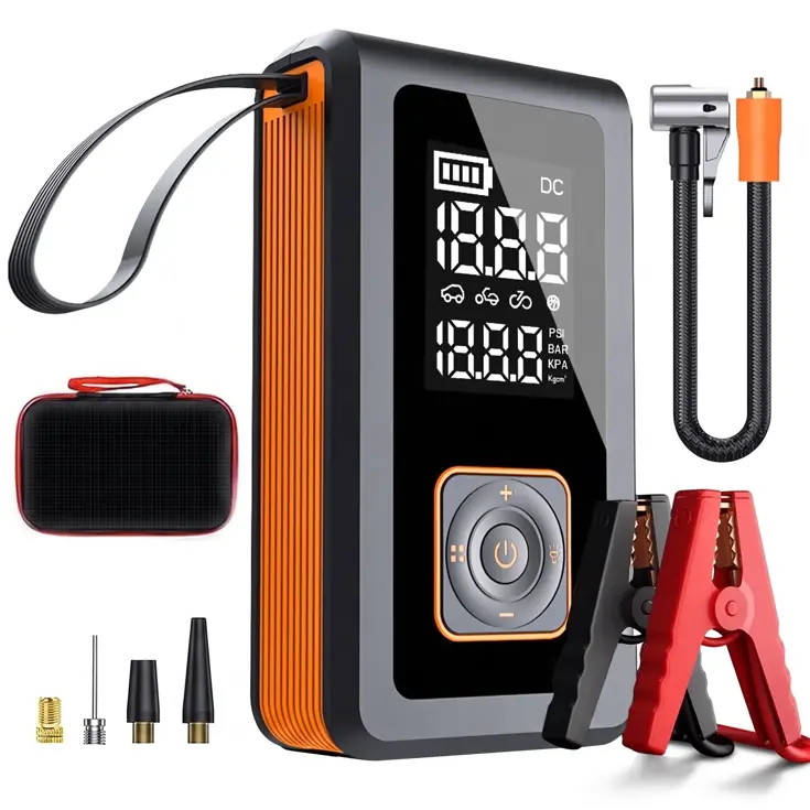 5 in 1 Jumpstarter en Compressor