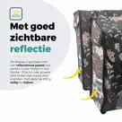 Voltano Dubbele Fietstas Floral Elegance