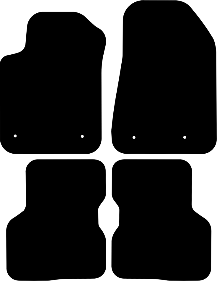 Rubber Matten Alfa Romeo Giulietta (2014-2020)