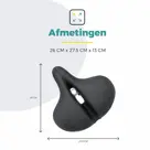 Voltano XXXL fietszadel Big City uitsparing