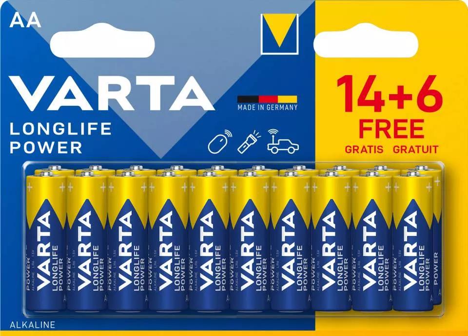 Varta Powerbank - Longlife Power AA LR06 20 stuks - main product image