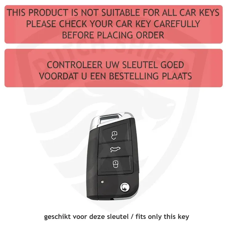 TPU Sleutelhoesje voor Volkswagen zwart B3