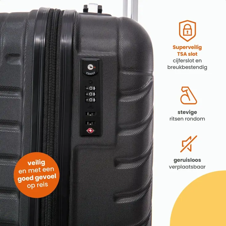 Handbagage Koffer - 53x35x23cm - 38 Liter