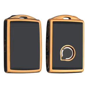 Dutch Shield Sleutelhoesje  Volvo goud