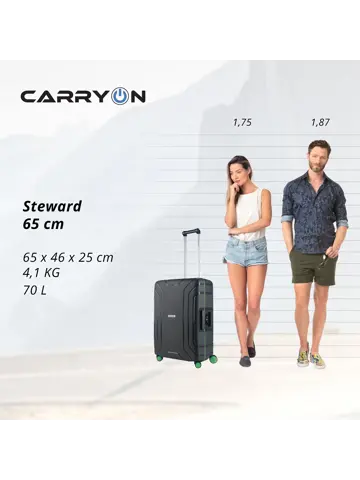 Steward Middenmaat Koffer 65cm