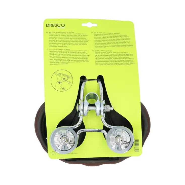 Comfortabel unisex zadel voor transportfietsen