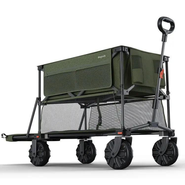 LifeGoods Dubbele Bolderkar – 200KG