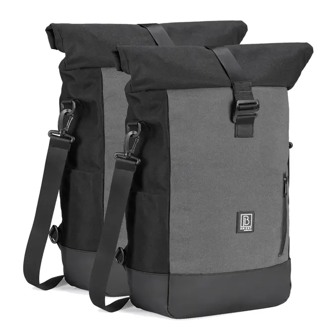 Brisby 40-52L 3-in-1 rolltop fietstassen