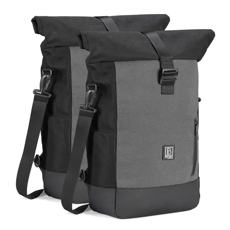 Brisby 40-52L 3-in-1 rolltop fietstassen