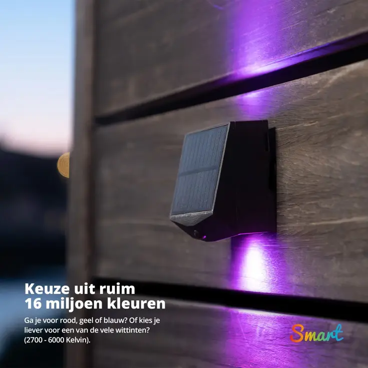 Slimme Solar Wandlamp - Orion
