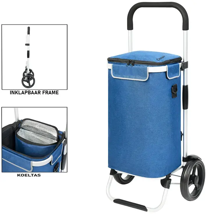 Allround Boodschappenwagen opvouwbaar 41 liter