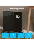 Convectorkachel – 1000W – Zwart