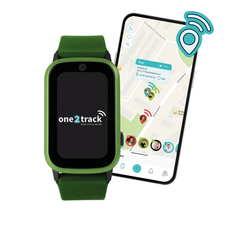 Connect up - GPS telefoonhorloge kind - One2Track