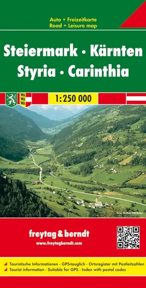 Wegenkaart Stiermarken - Karinthië