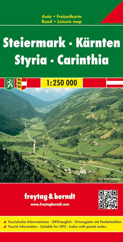 Wegenkaart Stiermarken - Karinthië