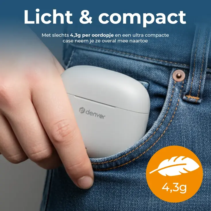In-ear Draadloze Bluetooth Oortjes Oordopjes