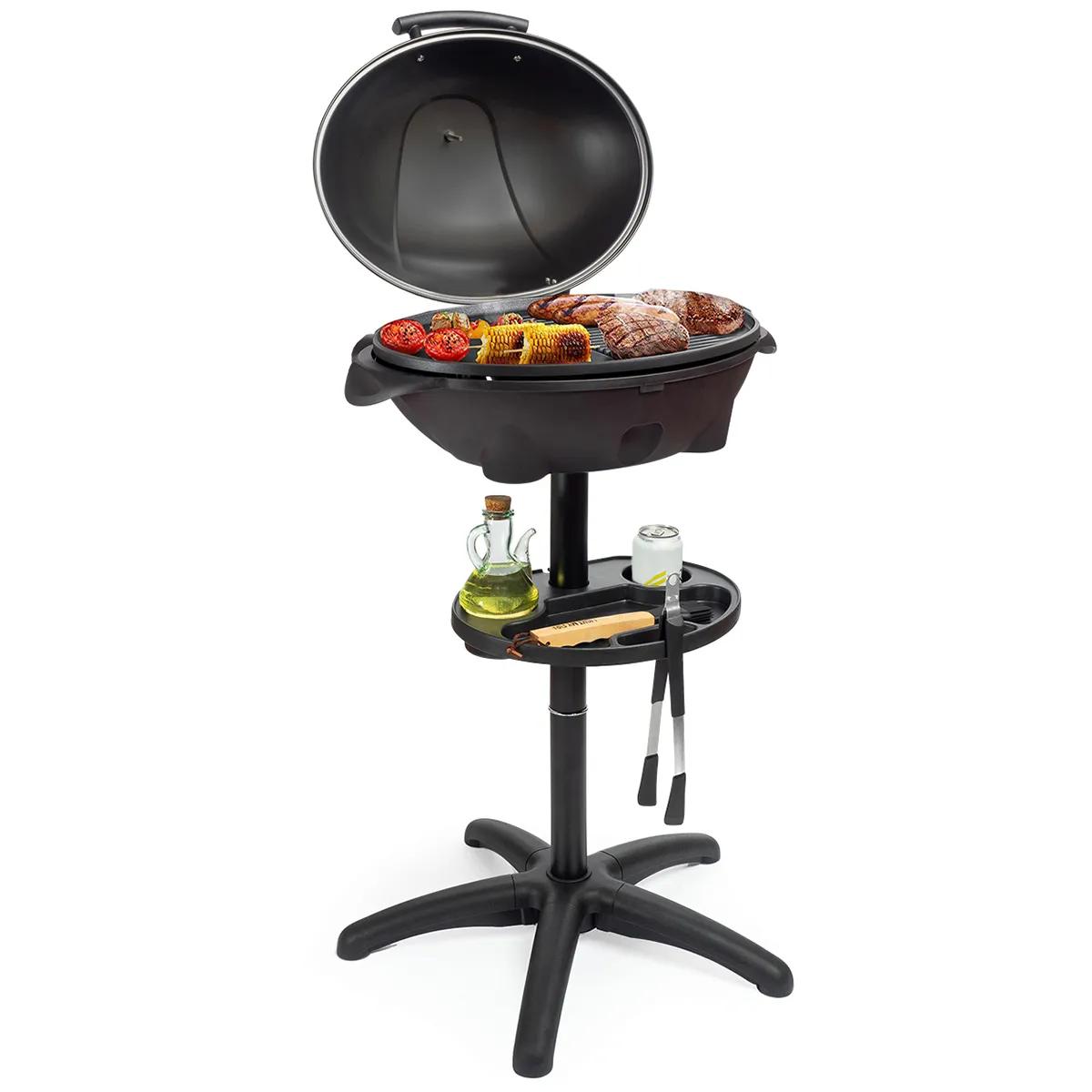 Kitchenbrothers  Elektrische BBQ  2400W  Grijs