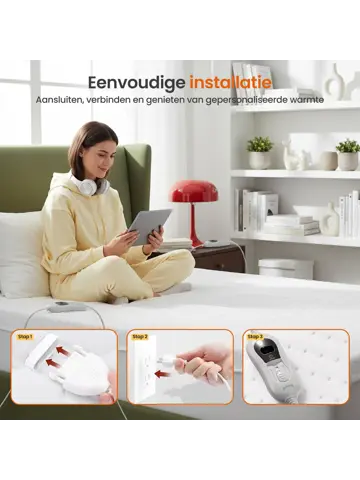 Elektrische Onderdeken 2-Pers. - 160 x 140cm