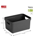 Sigma home - Opbergbox - 5L - 6-delig