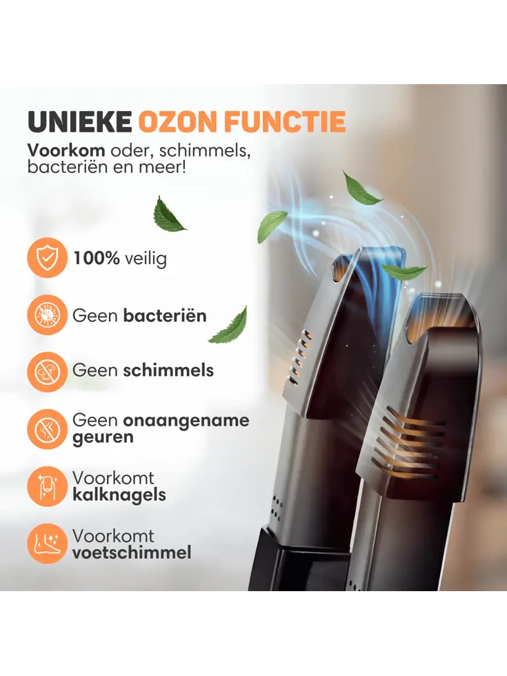 Schoenendroger met Ozone - PRO - Droogfunctie