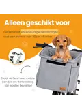 Pawesome 3-in-1 Fietsmand voor honden