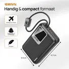 Powerbank met Kabels - 20000mAh