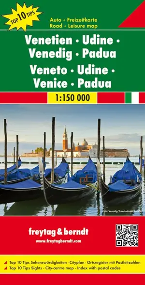 Wegenkaart Veneto - Venetië - Padua