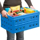 Square - Vouwkrat - 46L blauw - 2-delig