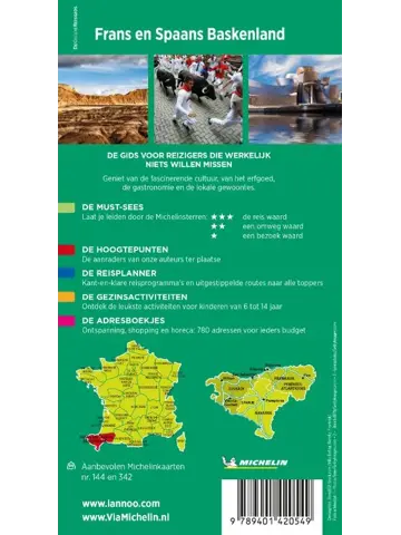 Michelin Reisgids Frans- en Spaans-Baskenland - Béarn - Navarra
