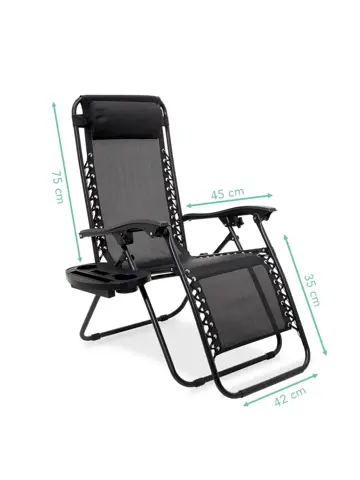 LifeGoods Opvouwbare Tuinstoelen