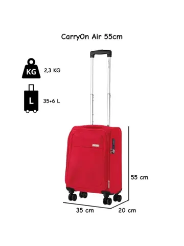 Air Zachte handbagage koffer 55cm