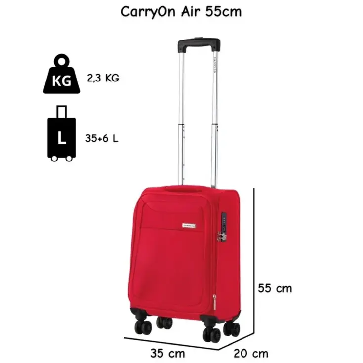 Air Zachte handbagage koffer 55cm