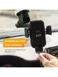 Telefoonhouder Auto met Draadloze Oplader