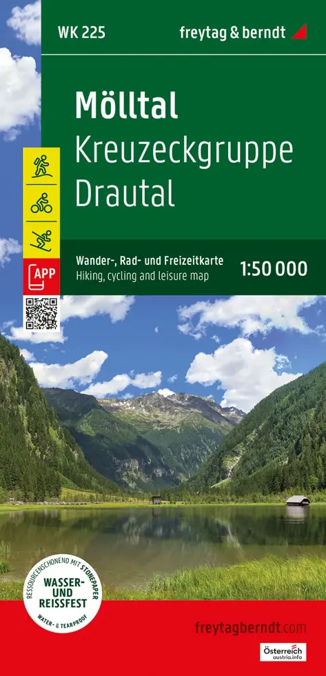 Wandelkaart WK225 Mölltal