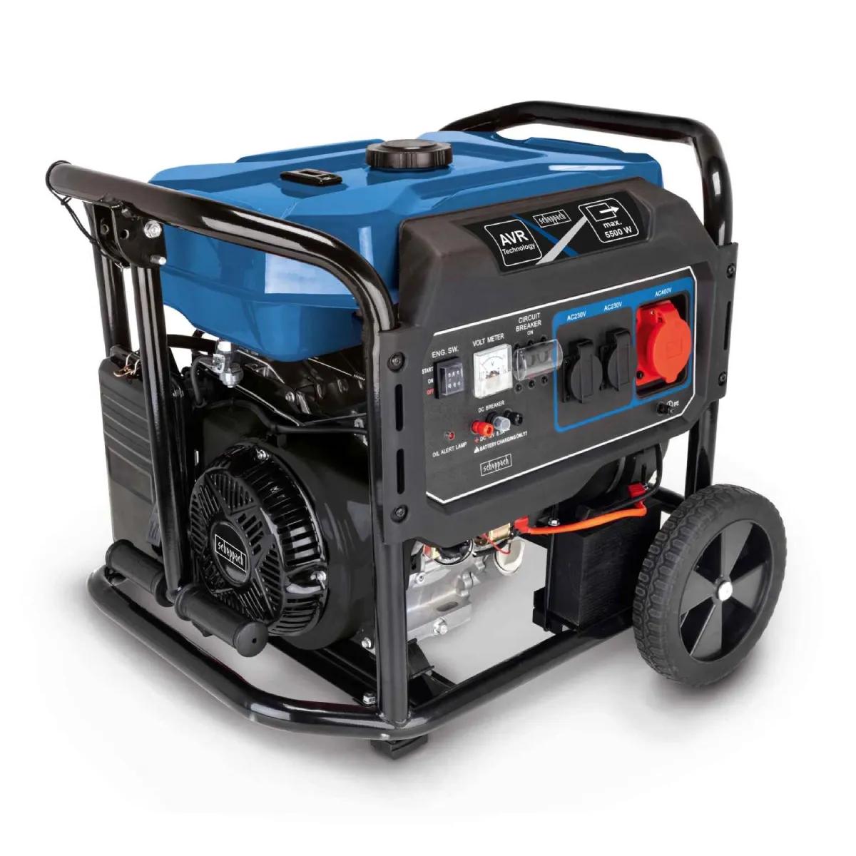 Scheppach  Stroomgenerator SG7100x  Blauw