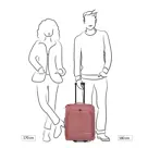 Travelite Kick Off Wheeled Duffle S rose Roze