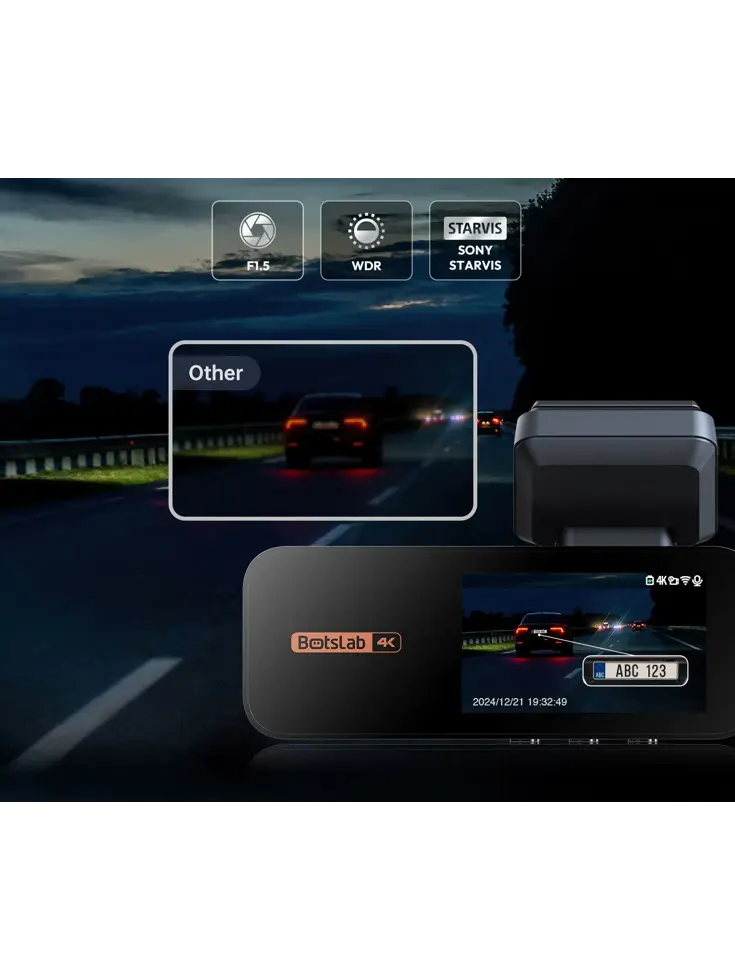 G980H Pro 2CH 4K Wifi GPS 2CH 64gb dashcam