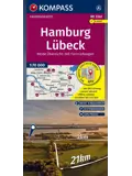 Fietskaart FK 3341 Hamburg - Lübeck