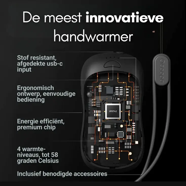 Herbruikbare Handwarmers met Powerbank PRO
