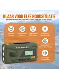 Noodradio Solar Opwindbaar - DAB+/FM - 4500mAh