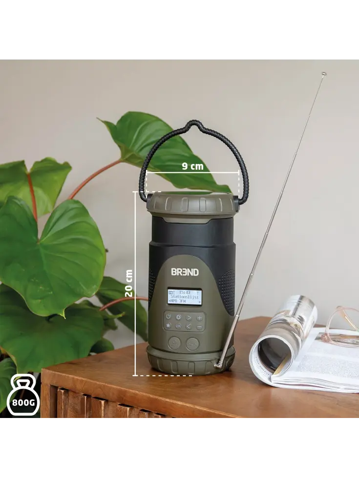 BR-2245 Campingradio met Lantaarn