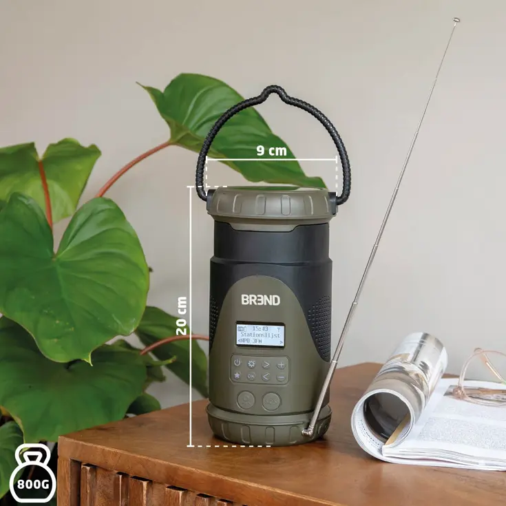 BR-2245 Campingradio met Lantaarn